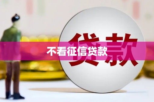 秭归不看征信贷款