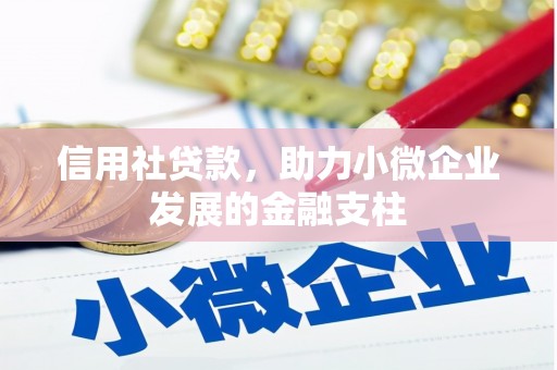 秭归信用社贷款，助力小微企业发展的金融支柱