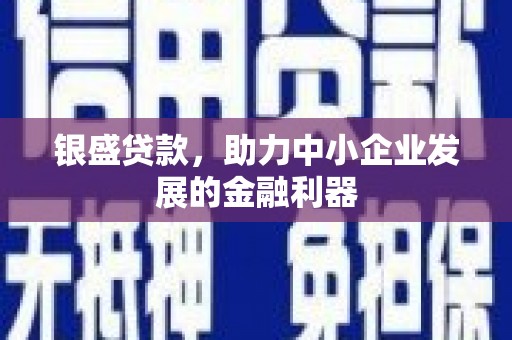 秭归银盛贷款，助力中小企业发展的金融利器