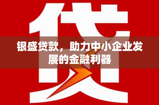 秭归银盛贷款，助力中小企业发展的金融利器