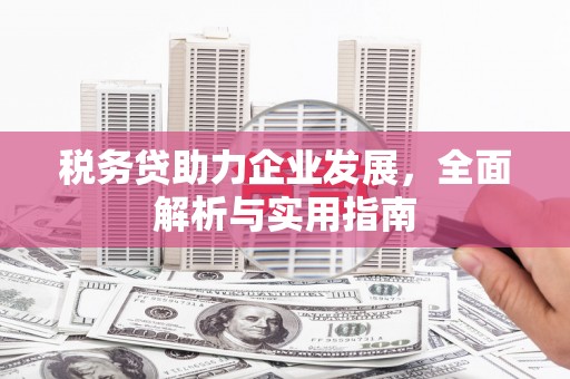 秭归税务贷助力企业发展，全面解析与实用指南
