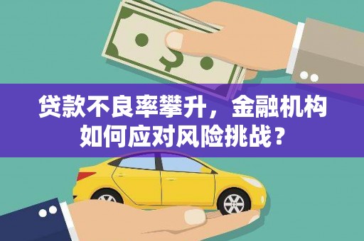 秭归贷款不良率攀升，金融机构如何应对风险挑战？