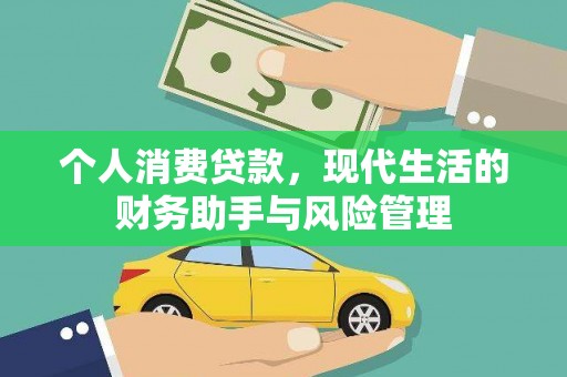 秭归个人消费贷款，现代生活的财务助手与风险管理